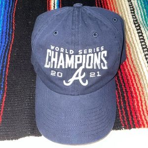 Atlanta Braves MLB 2021 World Series dad hat